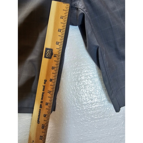 Maide Bonobos Golf Shorts Mens 33 Grey Windowpane Performance Polyester Check - Picture 5 of 5